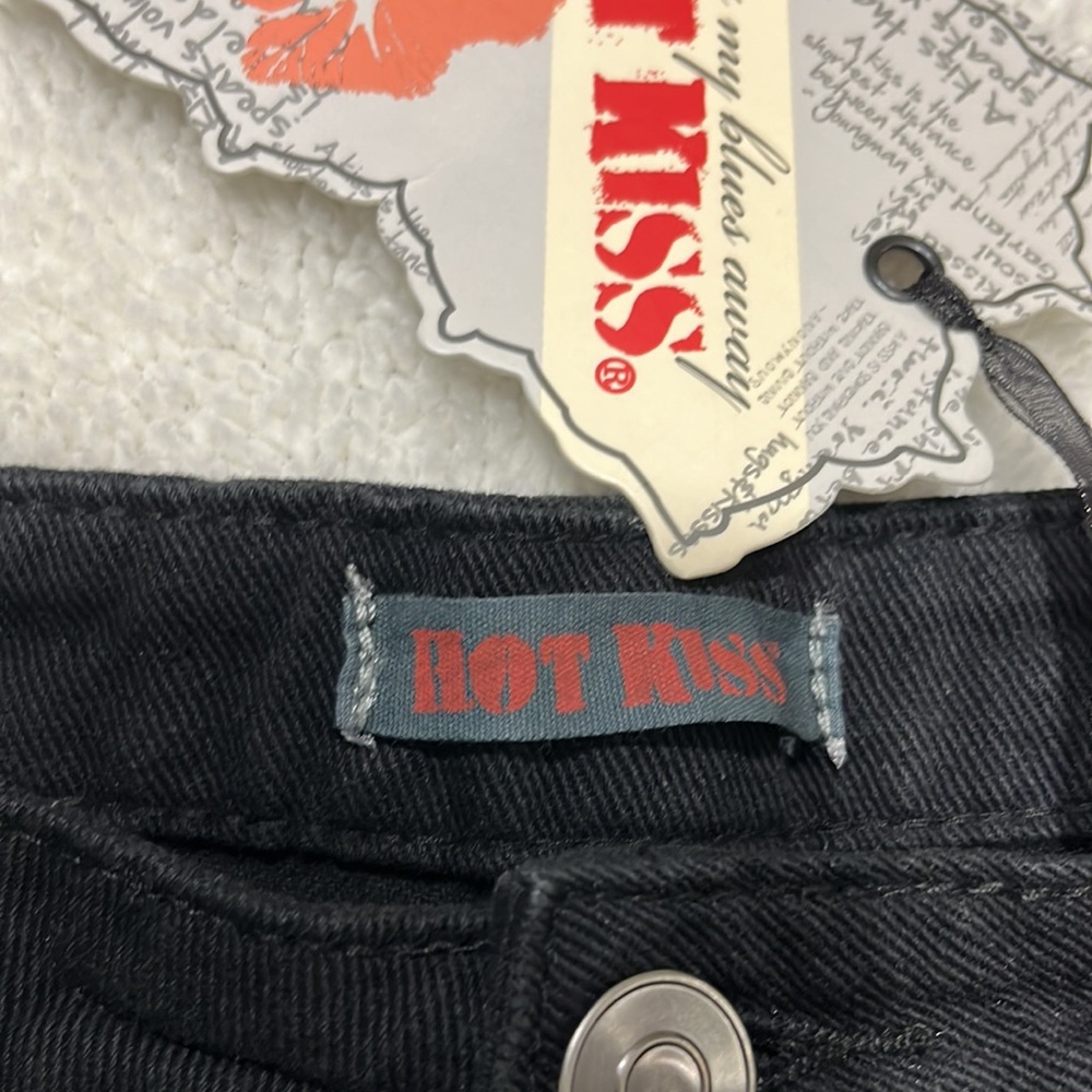 Hot Kiss Mid Rise Midi Shorts - Picture 2 of 4
